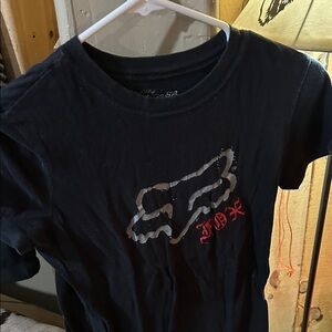 Fox Kids Black and Red Graphic Tee